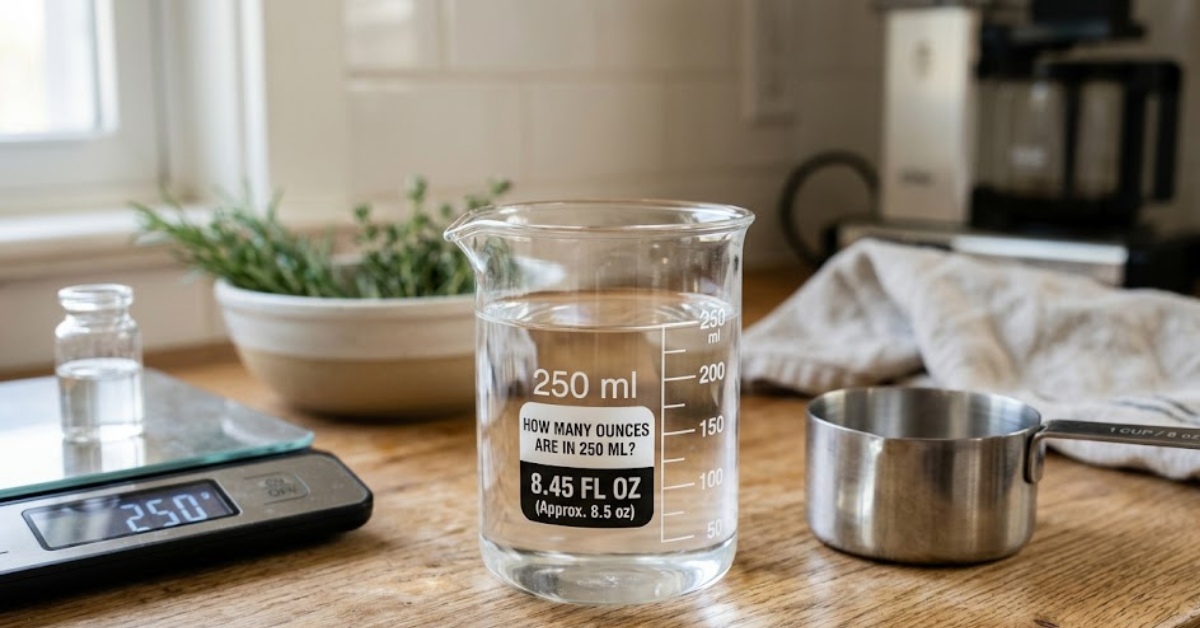 How Many Ounces Are in 250 ml? Simple Conversion Guide