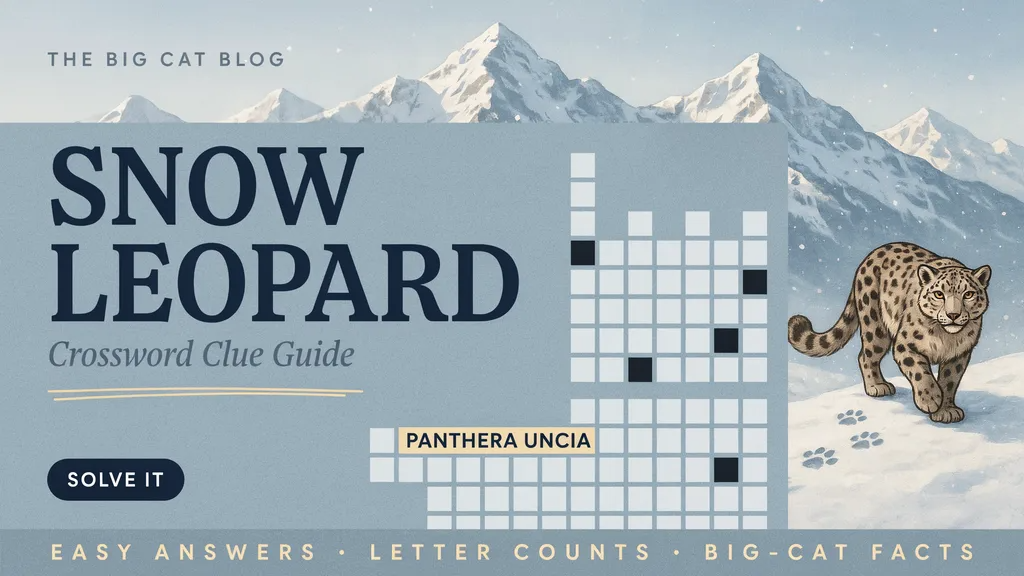 Snow Leopard Crossword Clue: Easy Answers & Puzzles Guide